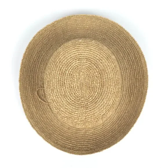 NEW Helen Kaminski Provence 12 Packable Raffia Hat Nougat Resort Minimal Boho - Picture 5 of 8